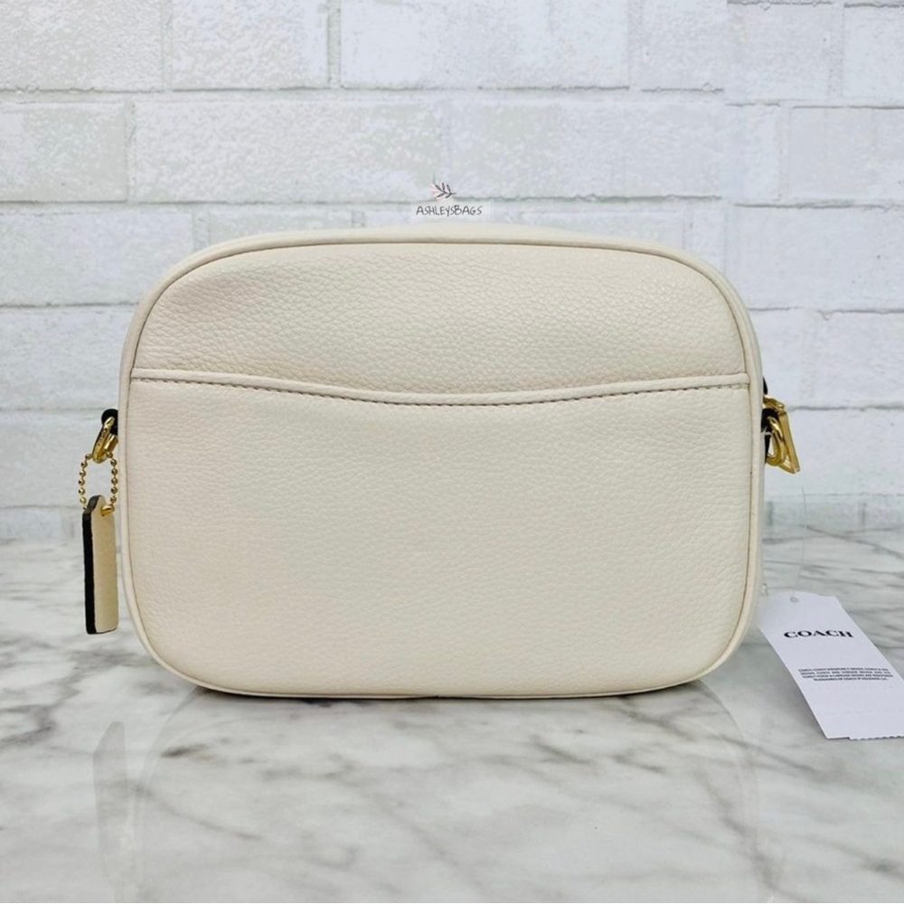Coach Dempsey Camera Bag Crossbody In Chalk White - Picture 5 of 10
